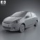 Mitsubishi Mirage 2013 3d model
