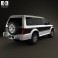 Mitsubishi Pajero (Montero) Wagon 1991 3d model