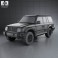 Mitsubishi Pajero (Montero) Wagon 1991 3d model
