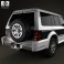 Mitsubishi Pajero (Montero) Wagon 1991 3d model