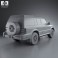 Mitsubishi Pajero (Montero) Wagon 1991 3d model