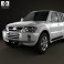 Mitsubishi Pajero (Montero) Wagon 2005 3d model