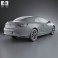 Opel Cascada (Cabrio) 2013 3d model