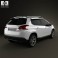 Peugeot 2008 2013 3d model