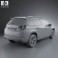 Peugeot 2008 2013 3d model