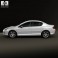 Peugeot 407 sedan 2004 3d model