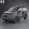 Peugeot Bipper Tepee 2011 3d model
