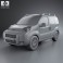 Peugeot Bipper Tepee 2011 3d model