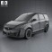 Proton Exora 2012 3d model