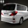 Toyota Alphard 2012 3d model