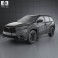 Toyota Highlander 2014 3d model