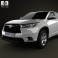 Toyota Highlander 2014 3d model
