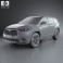 Toyota Highlander 2014 3d model
