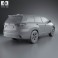 Toyota Highlander 2014 3d model
