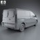Toyota ProAce Combi L1H1 2012 3d model