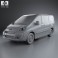 Toyota ProAce Van L1H1 2012 3d model