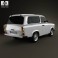 Trabant 601 Kombi 1965 3d model