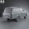 Trabant 601 Kombi 1965 3d model