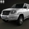 UAZ Patriot (3163) 2012 3d model