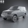 UAZ Patriot (3163) 2012 3d model