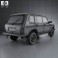 Lada Niva 4×4 2131 2012 3d model
