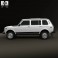 Lada Niva 4×4 2131 2012 3d model