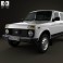 Lada Niva 4×4 2131 2012 3d model