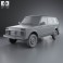Lada Niva 4×4 2131 2012 3d model
