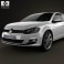 Volkswagen Golf Mk7 variant 2014 3d model