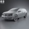 Volkswagen Golf Mk7 variant 2014 3d model