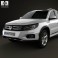 Volkswagen Tiguan Track & Style R-Line US 2013 3d model