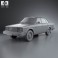 Volvo 244 sedan 1975 3d model