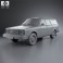 Volvo 245 wagon 1975 3d model