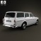 Volvo Amazon wagon 1961 3d model