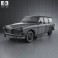 Volvo Amazon wagon 1961 3d model