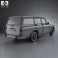 Volvo Amazon wagon 1961 3d model