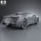 W Motors Lykan HyperSport 2012 3d model