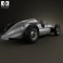 Auto Union Type D 1938 3d model