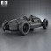 Auto Union Type D 1938 3d model