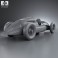 Auto Union Type D 1938 3d model