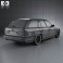 BMW 5 Series touring (E34) 1993 3d model