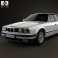 BMW 5 Series touring (E34) 1993 3d model