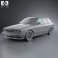 BMW 5 Series touring (E34) 1993 3d model