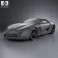 Bertone Mantide 2009 3d model