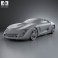 Bertone Mantide 2009 3d model