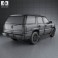 Cadillac Escalade 2002 3d model