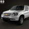 Chevrolet Niva 2012 3d model