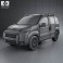 Citroen Nemo Multispace 2011 3d model