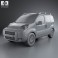 Citroen Nemo Multispace 2011 3d model