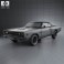 Dodge Coronet R/T Coupe 1968 3d model